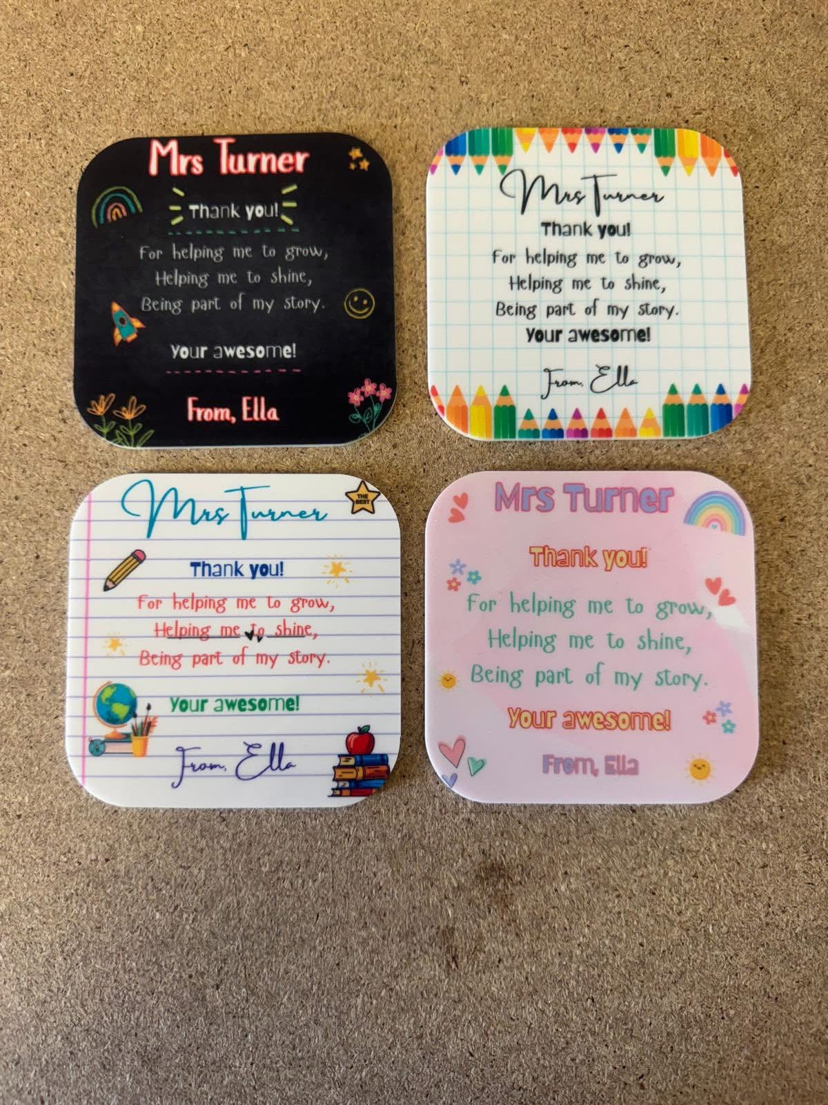Teacher Coasters