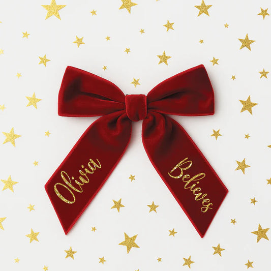 Velvet Christmas Bow