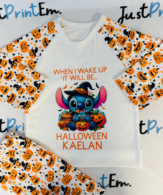 Stitch Halloween Pjs