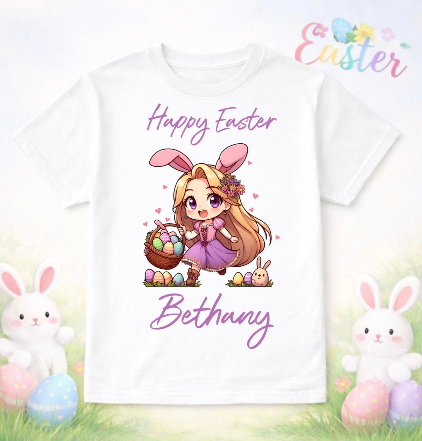 Disney Princess Easter Tops (12 designs)