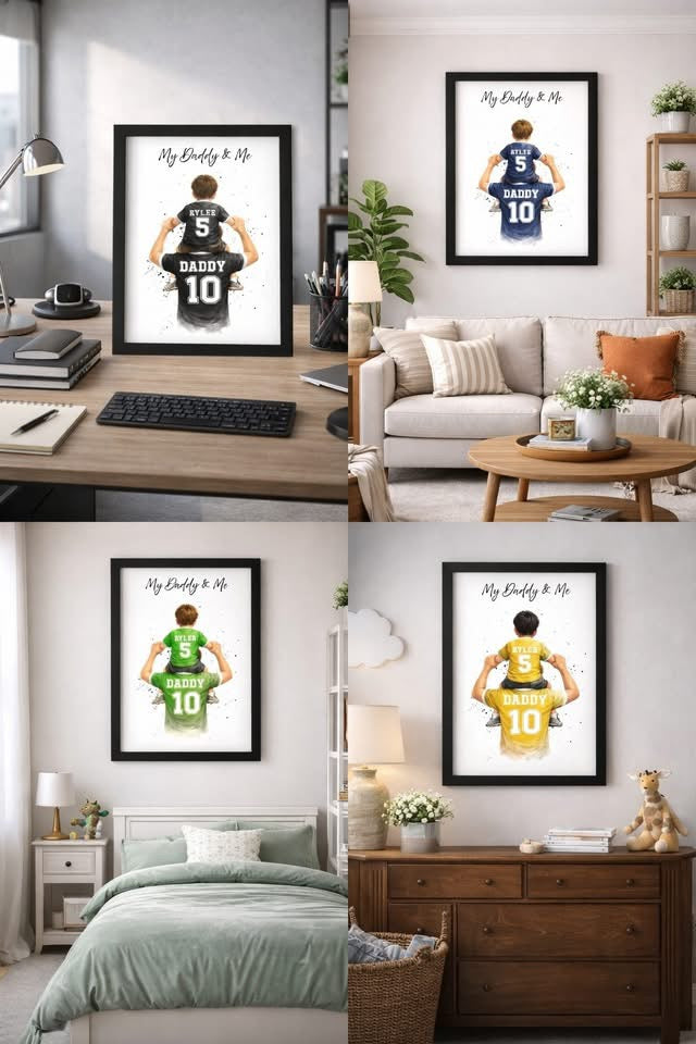Football Frame-My Daddy & Me