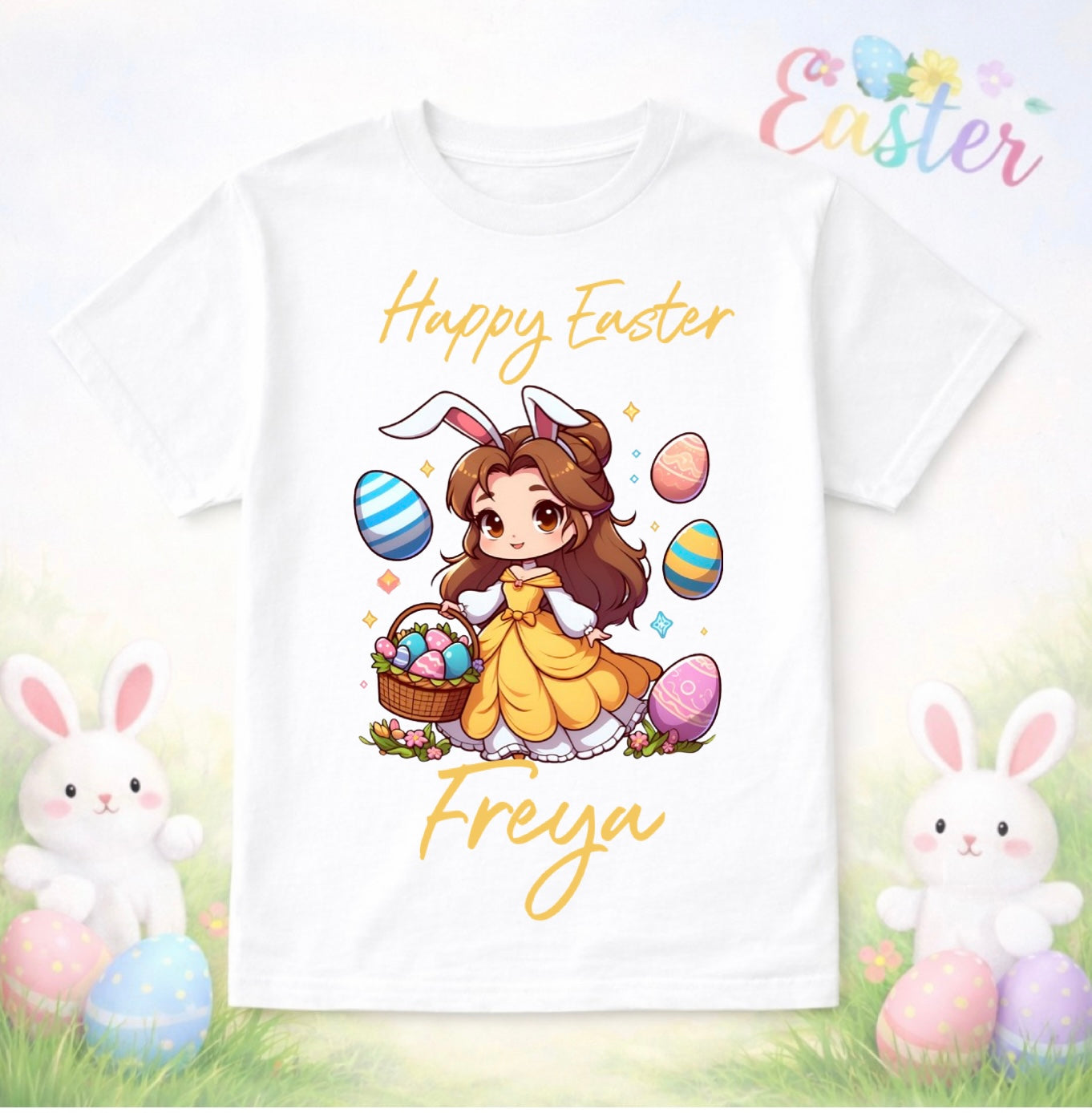 Disney Princess Easter Tops (12 designs)