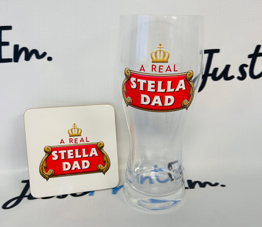 Beer Glass & Coaster