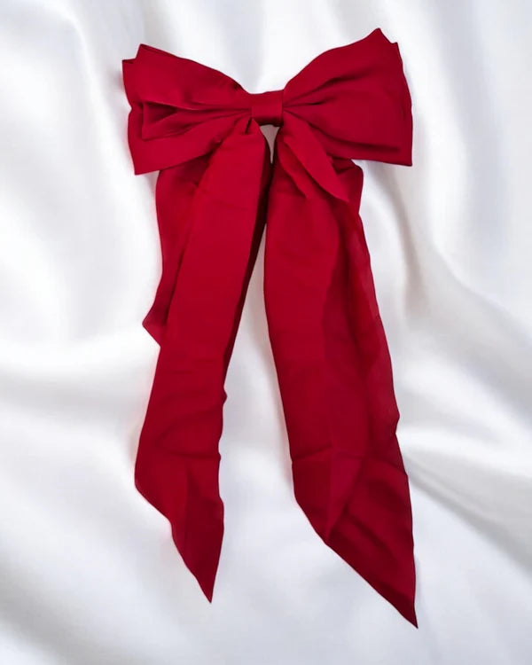 Personalised Large Bow Clips