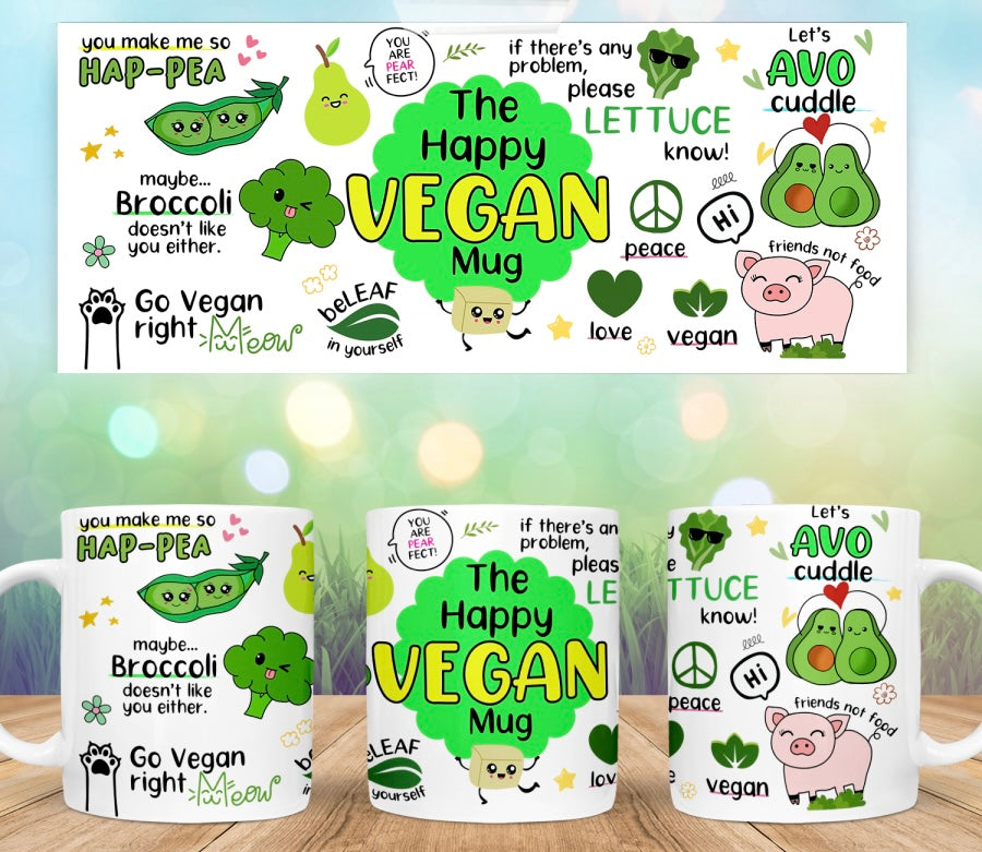 The Happy Vegan Mug