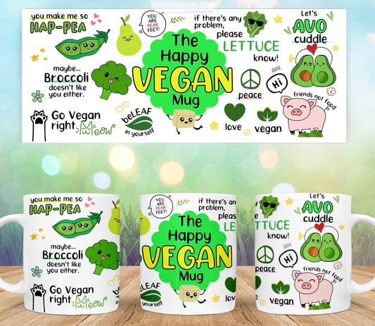The Happy Vegan Mug