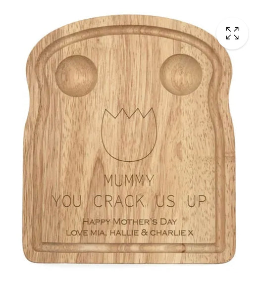 Mummy You Crack Us Up - Egg Board