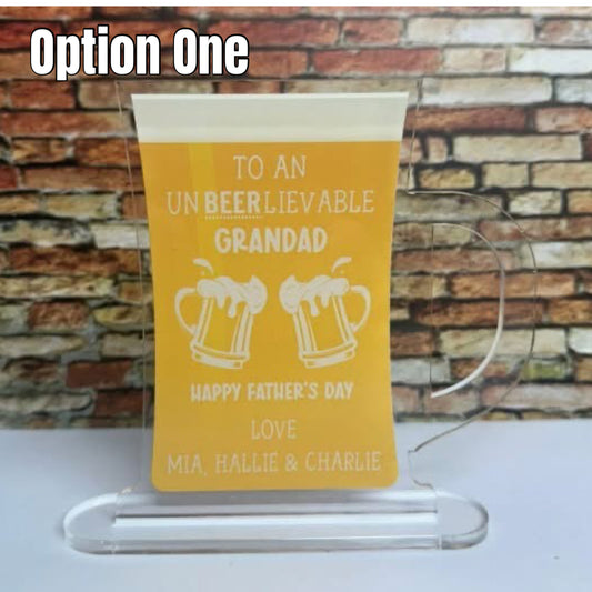 Acrylic Beer Signs
