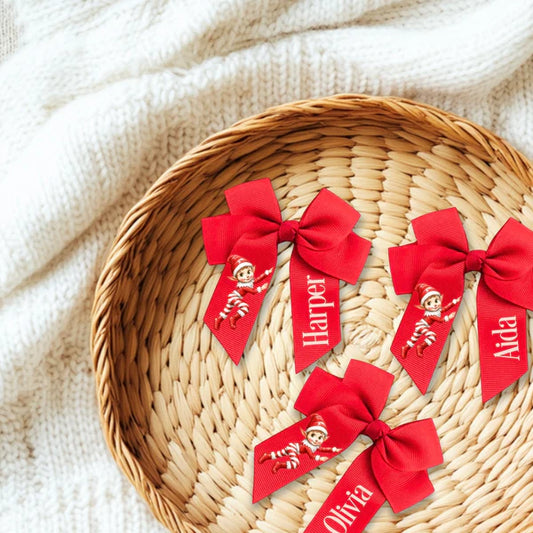 Christmas Elf Hair Bows