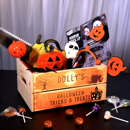 Halloween UV Printed Crate