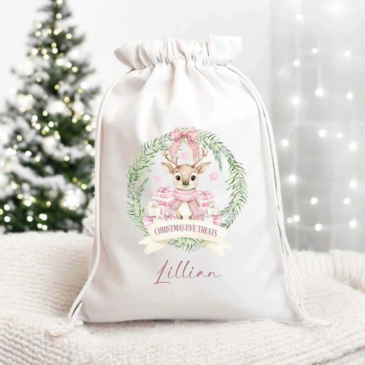 Christmas Reindeer Sacks