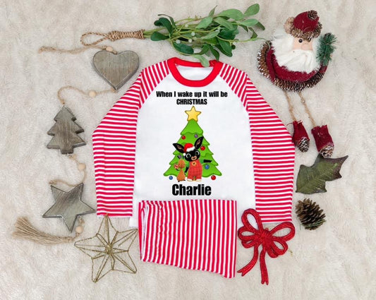 Christmas Striped Bing Pjs