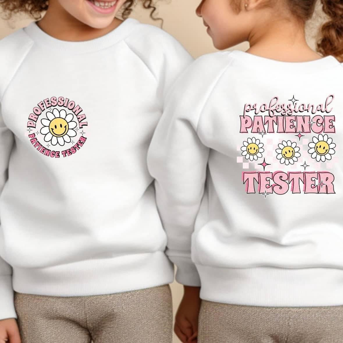 Children's "Professional Patience Tester" Jumper
