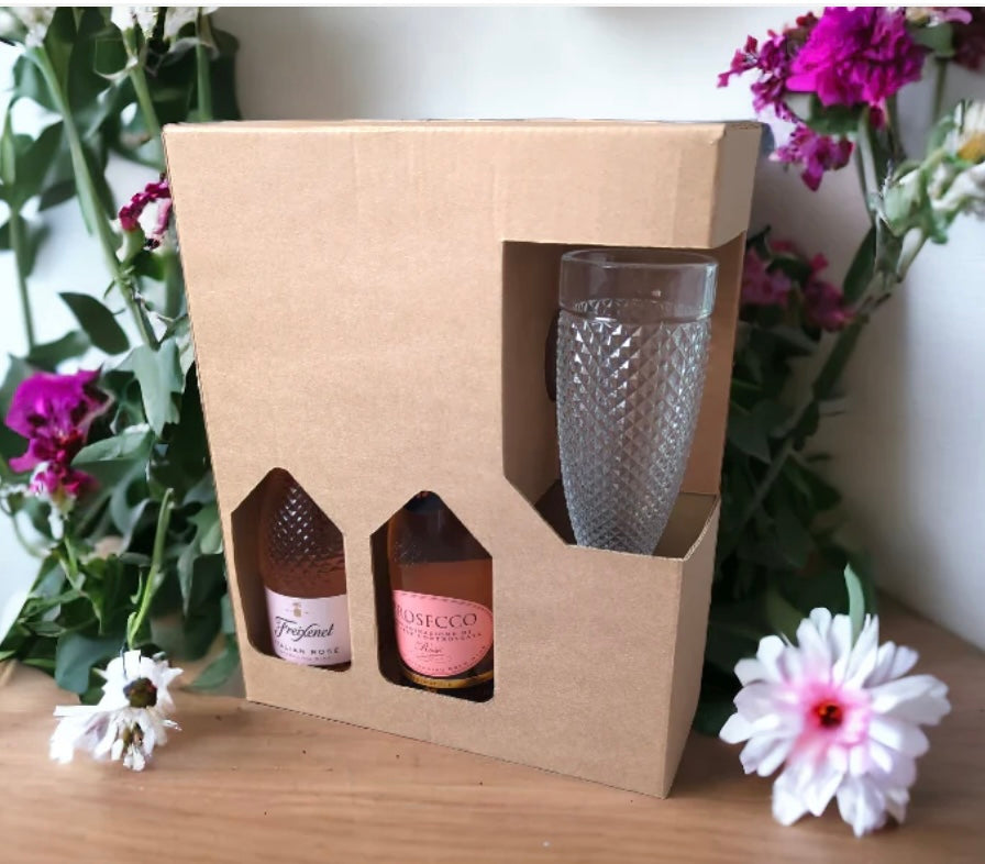 Bottle & Glass Holder Gift Set