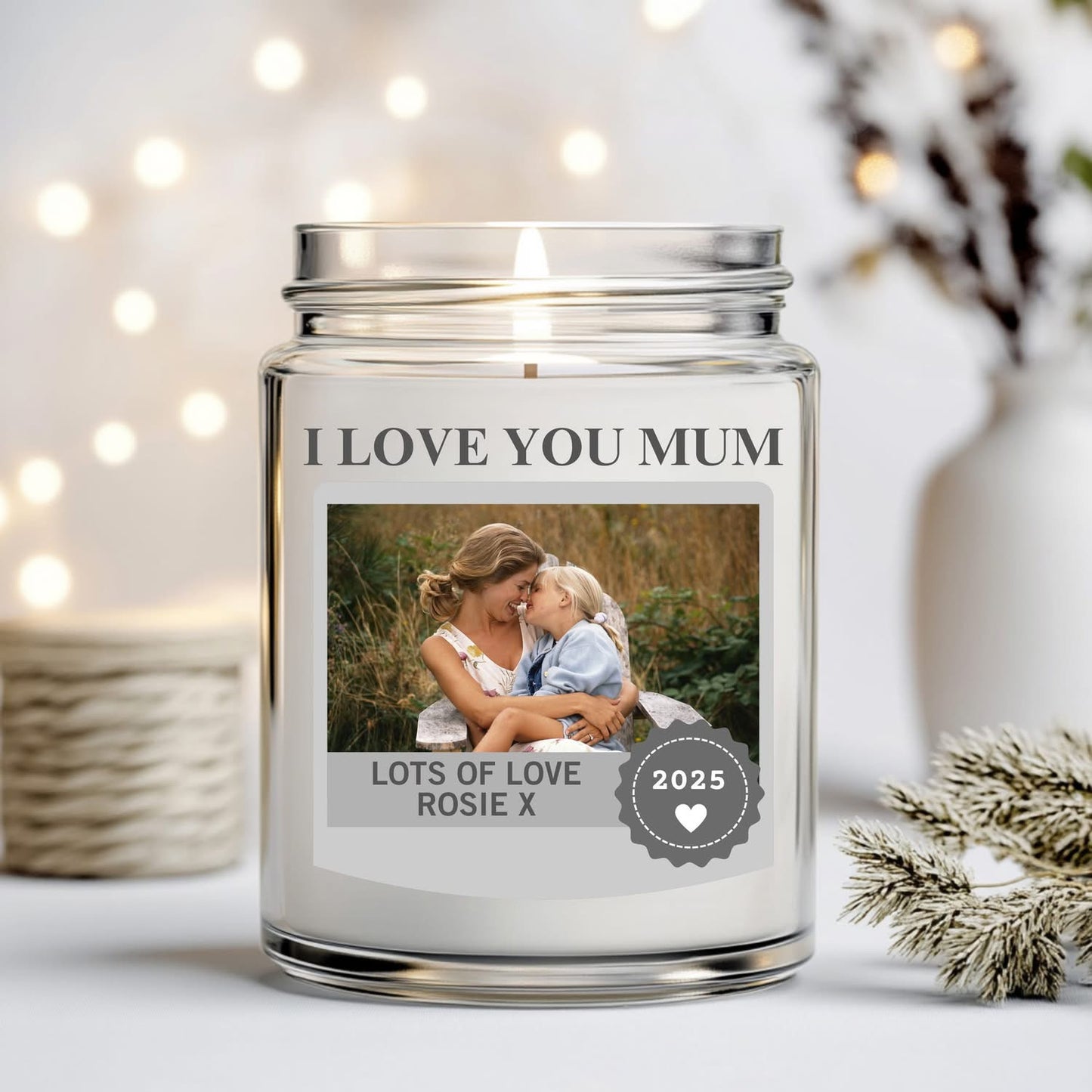 Mother's Day Scented Candles - I Love You Mum