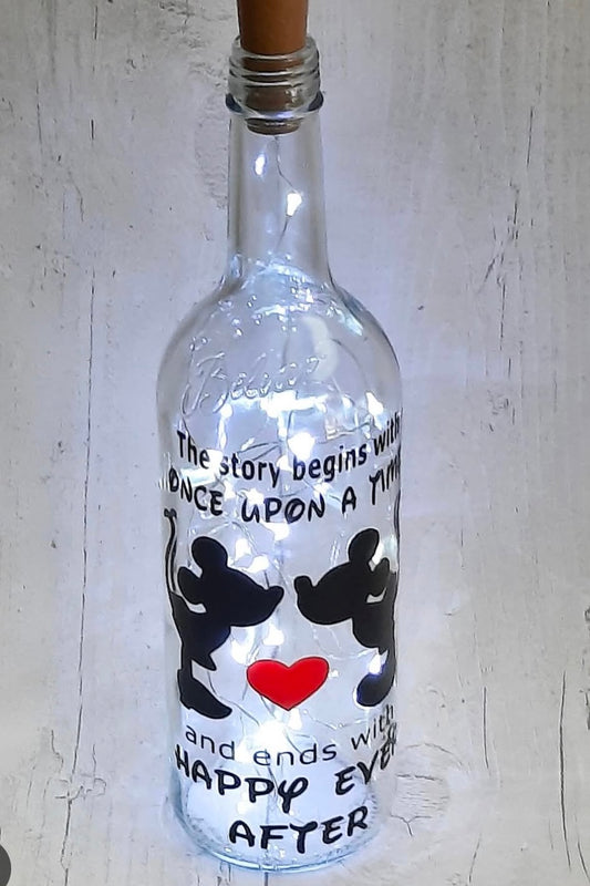 Valentines Light Up - Happy Ever After Bottle