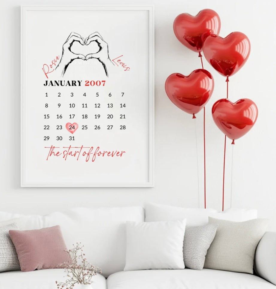 Valentines Date Frame