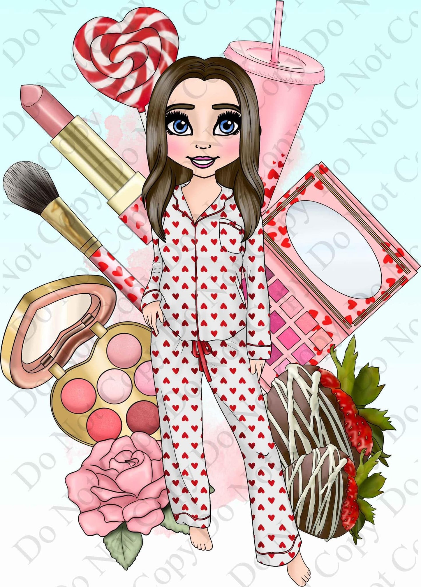 PLouise Inspired Valentines PJs