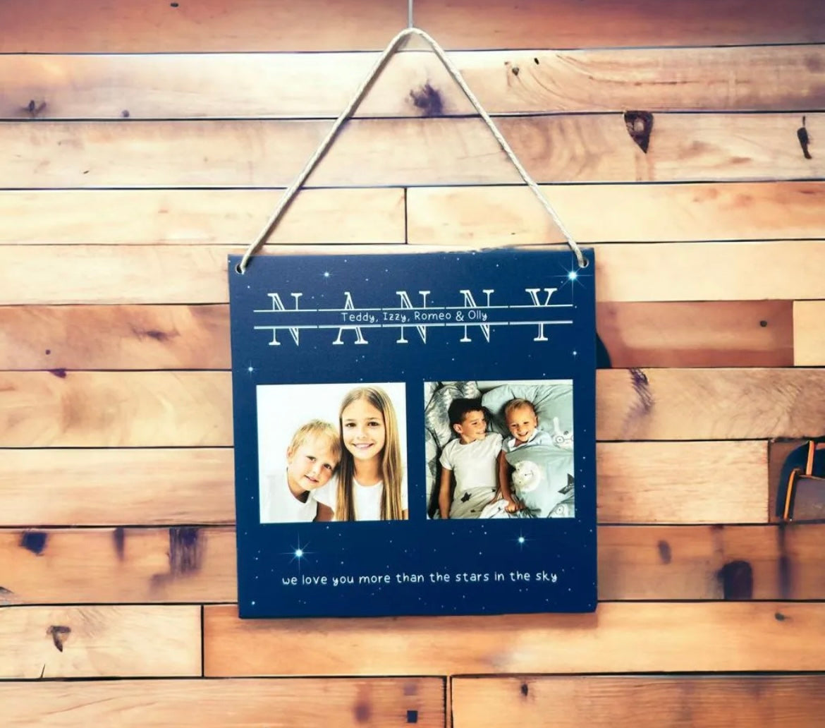 Star's in the Sky Hanging Plaque