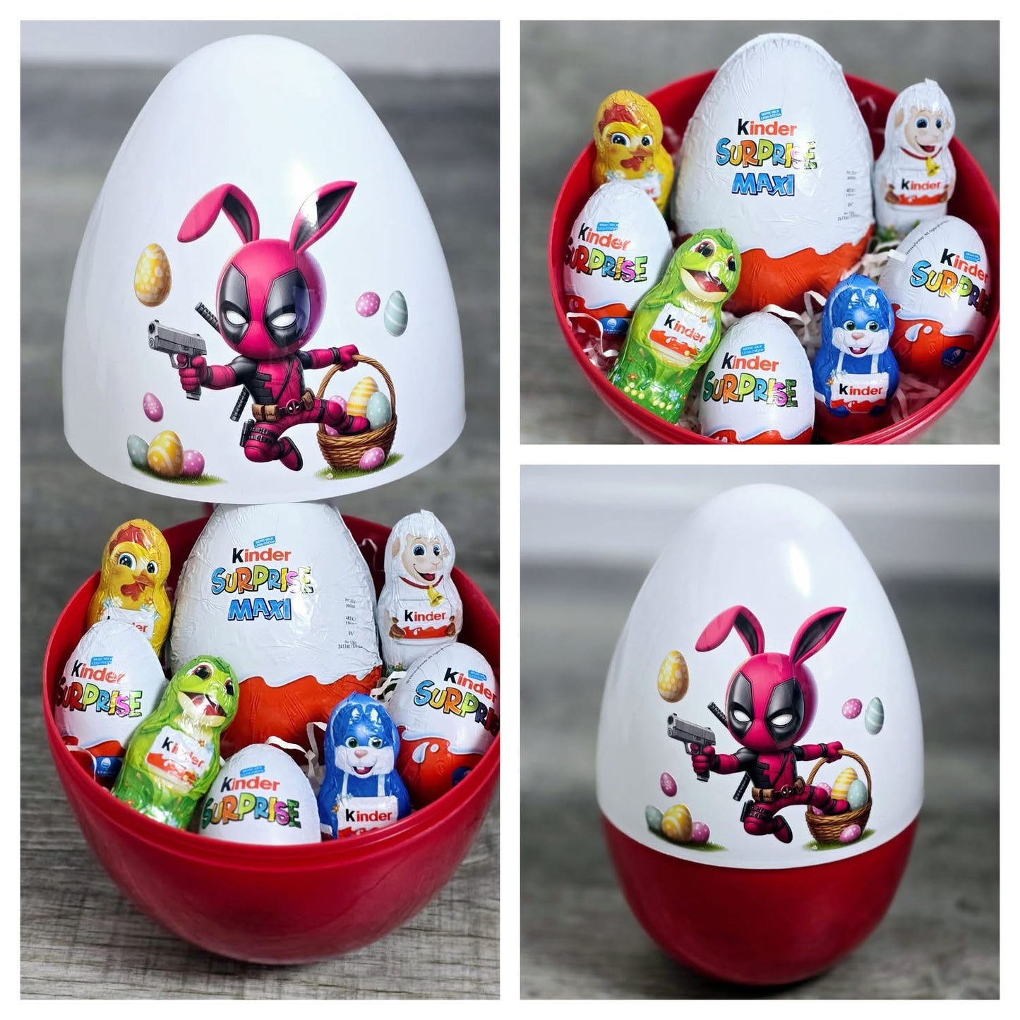 Filled Character Large Easter Egg -  Varies Designs
