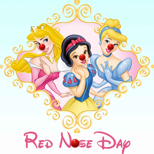 Princess Red Nose Day - White T/Shirt - Long Sleeve Top - Jumper - Hoody