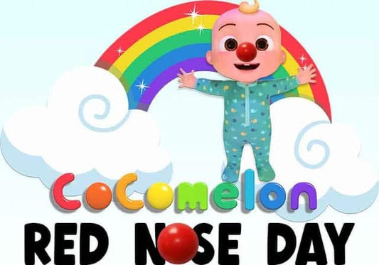 Cocomelon Red Nose Day - White T/Shirt - Long Sleeve Top - Jumper - Hoody