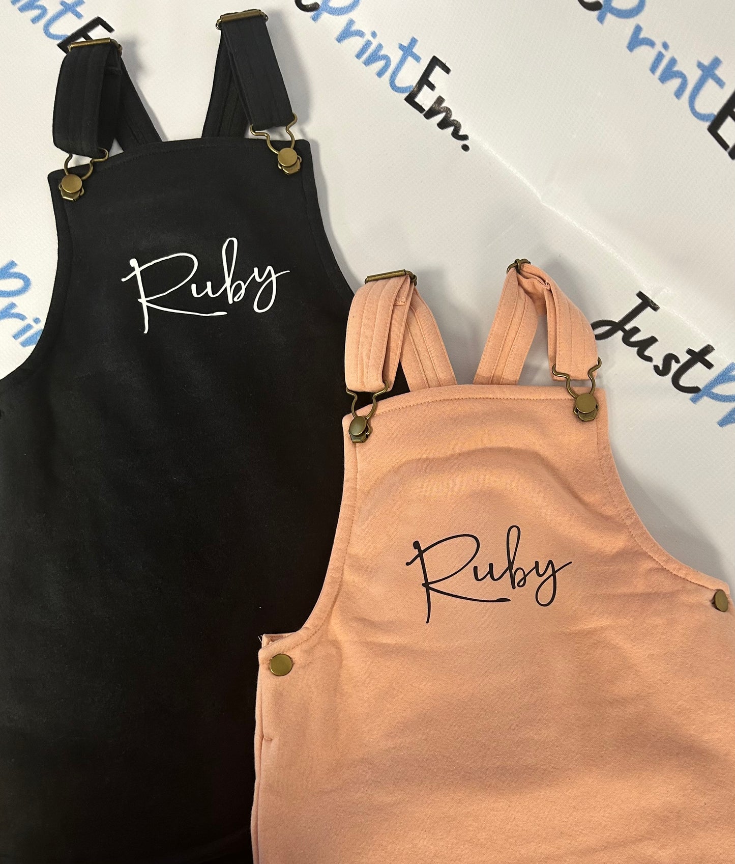 Fleece Dungarees Dress