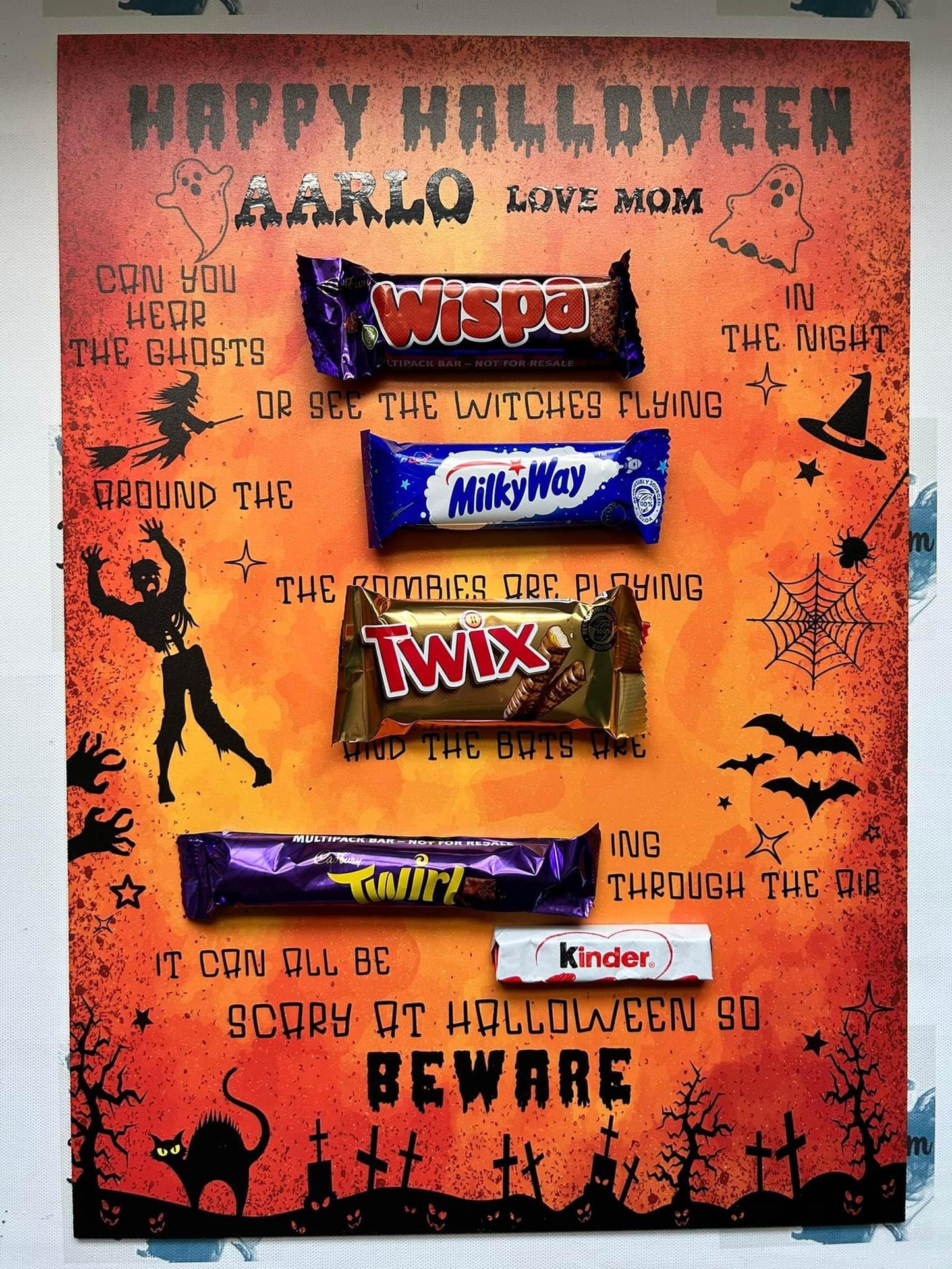 Halloween Chocolate Board