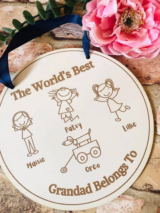 The World's Best.........Wooden Plaque