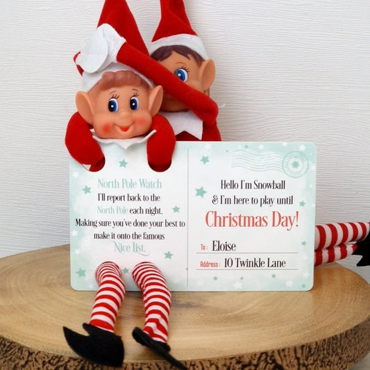 Christmas Elf Postcard