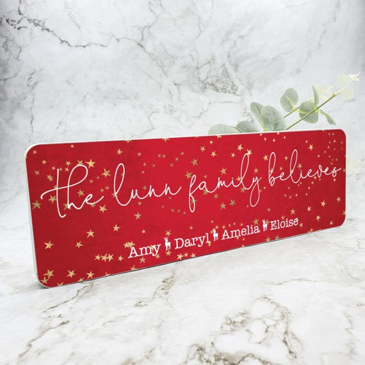 Christmas Family Plaques