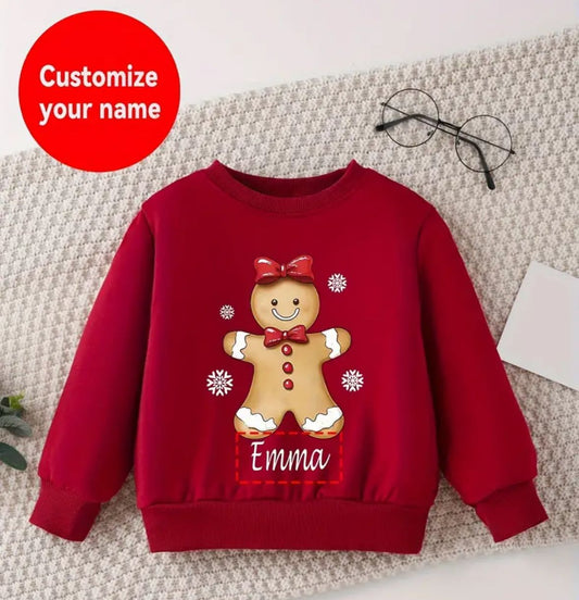 Gingerbread Children's Christmas Jumper