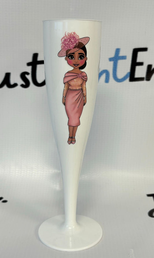 Mother of The Bride/Groom - Plastic Flutes 1pc