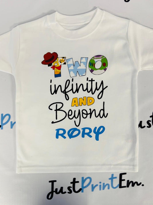 Two Infinity & Beyond Birthday T/shirt